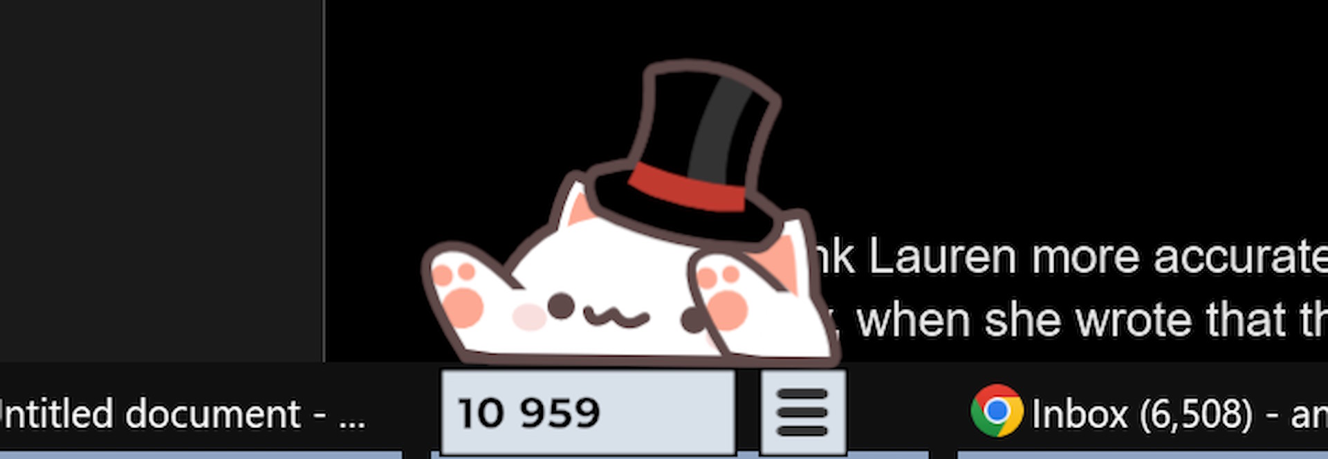Bongo Cat is playin the bongos