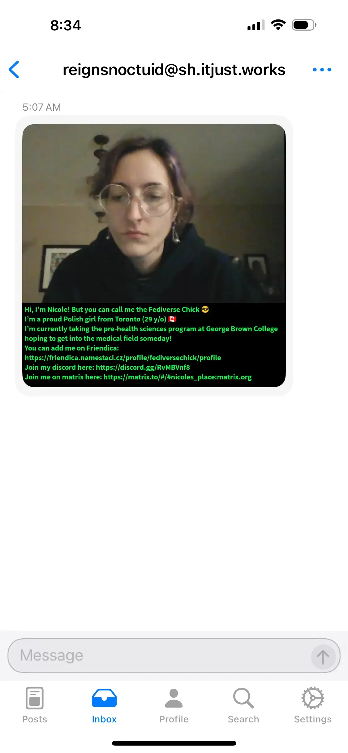 Spam screenshot.