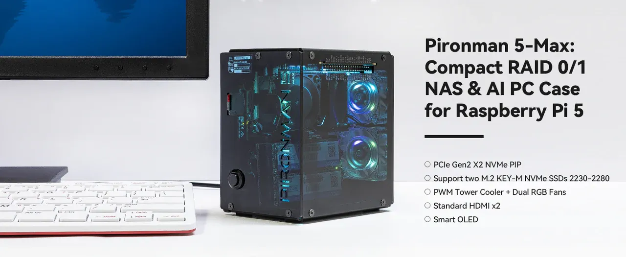 Pironman 5-Max: The Best Raspberry Pi 5 Case Just Got Upgraded