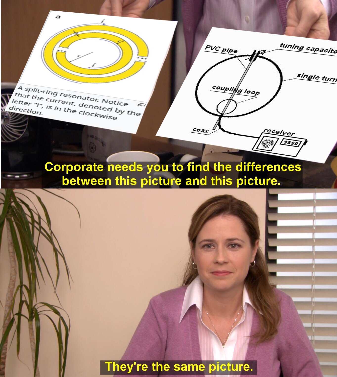 meme compares a split ring resonator to a magnetic loop antenna
