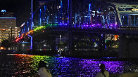 Florida won't light bridges in rainbow colors. So Jacksonville's LGBTQ community did.