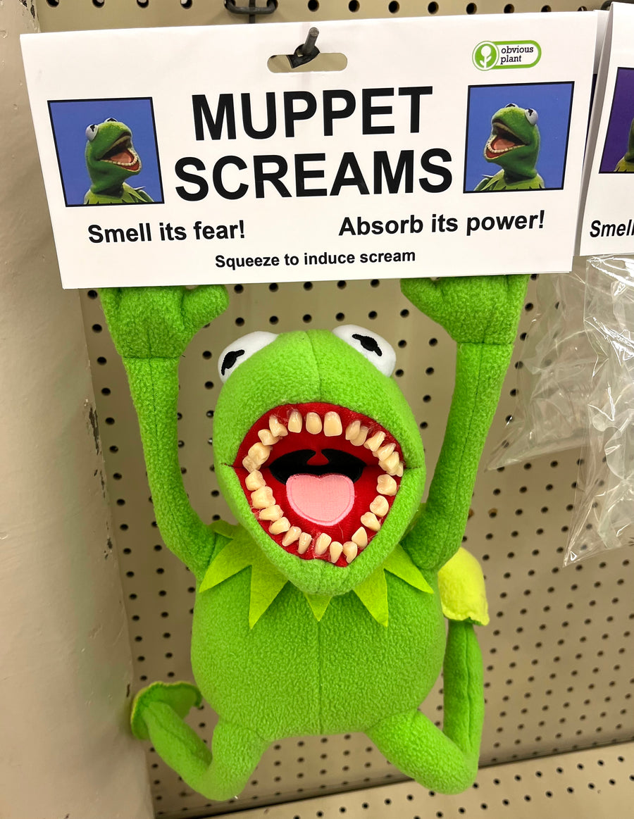 Muppet screaming plush toy