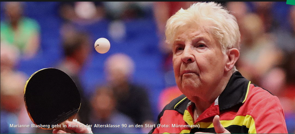 Marianne Blasberg geht in Rom in der Altersklasse 90 an den Start (Foto: Münnemann)