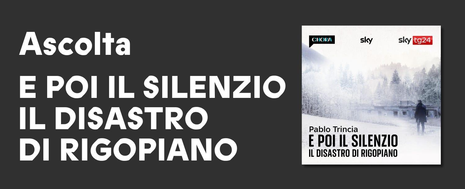 La copertina del podcast E poi il silenzio