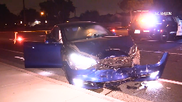 Tesla in self-drive mode slams into police car in Orange County